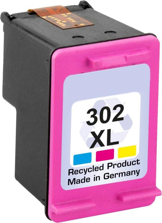 Immagine prodotto Plutoos Cartuccia HP 302 XL XXL compatibile, colore F6U67AE (Color)