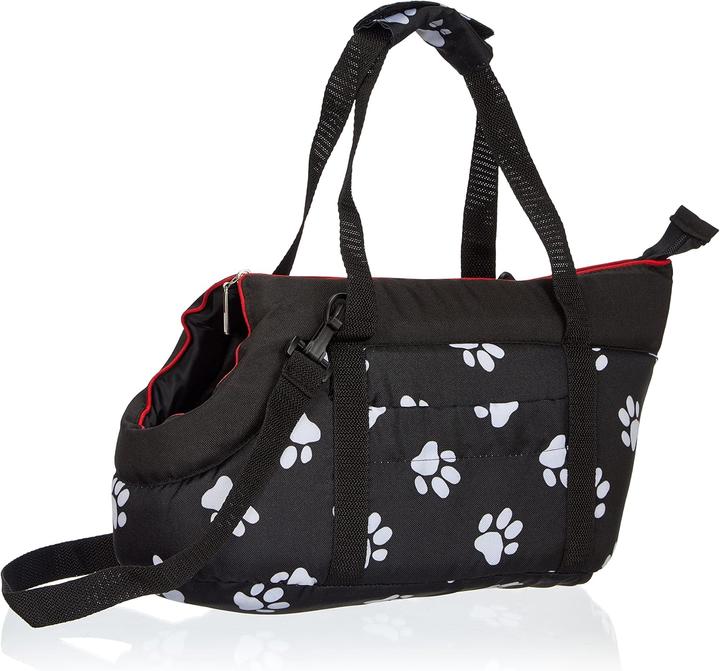 Produktbild Robotex Hobbydog R1 Torba Czarna W Łapki (Katze, Kleintier, Hund, Sicherheitsverschluss, Waschbar, Waschmaschinenfest, Faltbar)