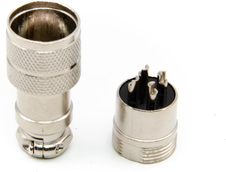 Produktbild Purecrea GX16-4P Stecker 16mm Male für Kabelmontage