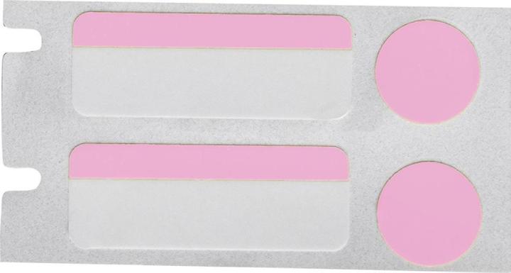 Immagine prodotto Brady B33-304-494-PK, poliestere, bianco/rosa, lucido, 25,40 x 9,53 mm, con etichetta di copertura (rosa)