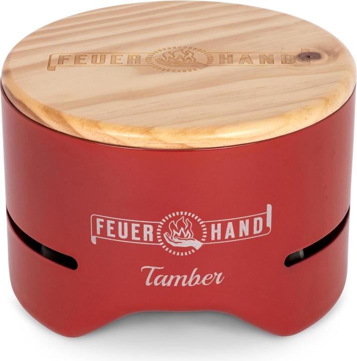 Image du produit Feuerhand Gril de table Tamber, rouge rubis (20 cm)