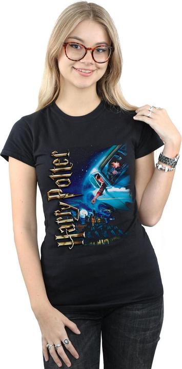Actual product image Womens/Ladies Smiles At Hogwarts Cotton T-Shirt (XXL)