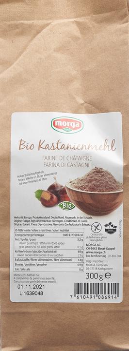 Produktbild Morga Kastanienmehl (300 g)