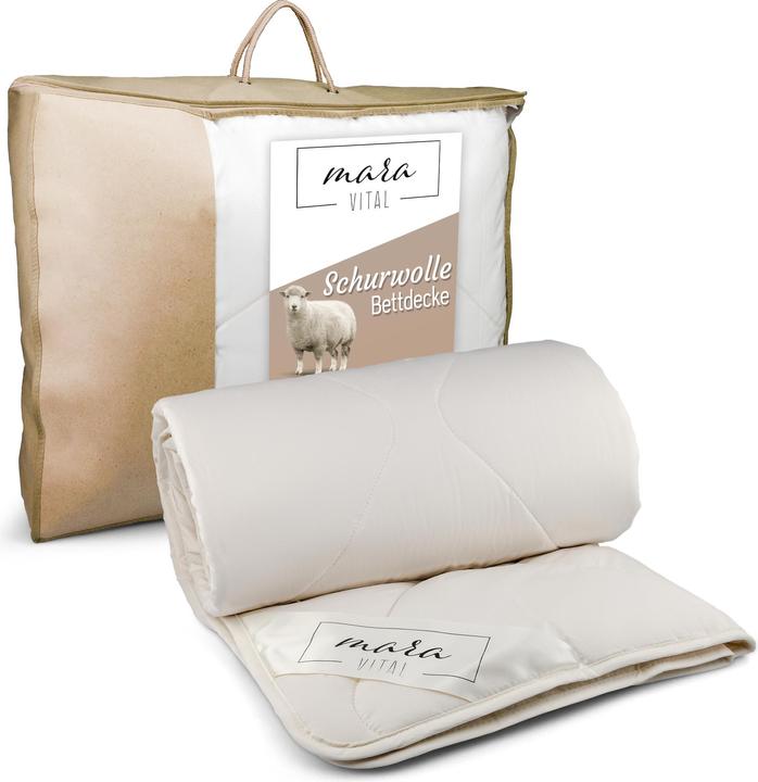 Actual product image Mara Vital Virgin wool blanket (1 g, 160 x 210 cm)