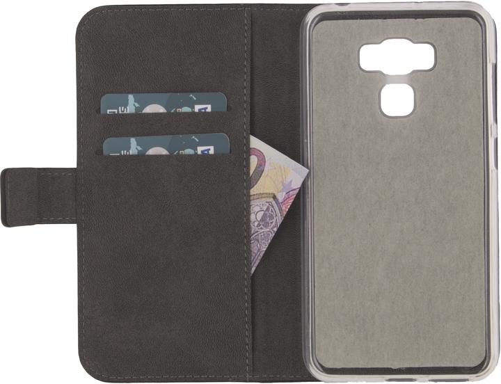 Actual product image Mobilize Smartphone Gelly Wallet Book Case Asus ZenFone 3 Black (Asus Zenfone 3 Max)