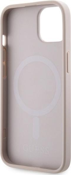 Produktbild Guess GUHMP15SP4RPSP iPhone 15 / 14 / 13 6.1" różowy/pink hardcase 4G Printed Stripes MagSafe (Apple iPhone 15)