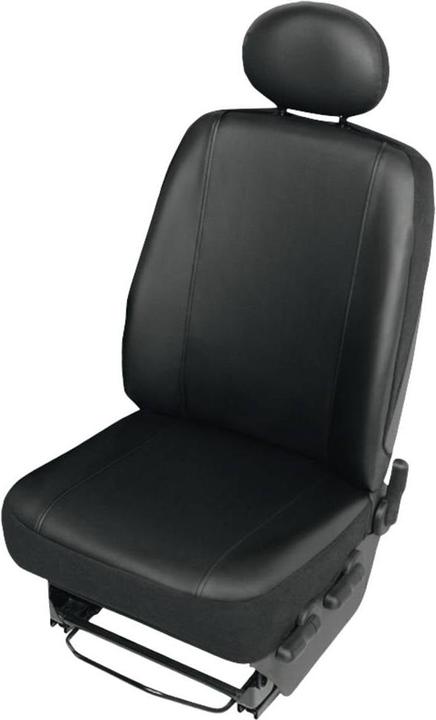 Produktbild HP Autozubehör 22818 Sitzbezug Kunstleder Schwarz Fahrersitz, Beifahrersitz