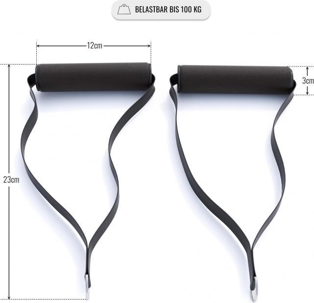 Image du produit Gorilla Sports Kabelzug Griff Paar