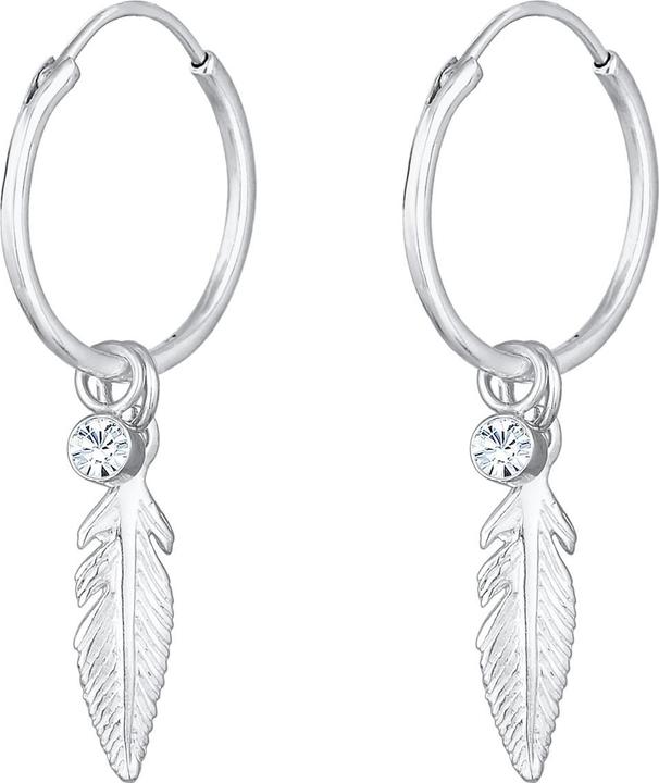 Image du produit Elli Créoles plumes (Argent 925)