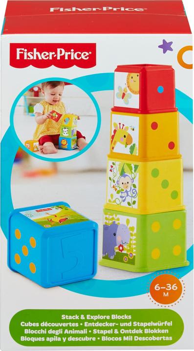 Produktbild Fisher-Price Entdecker- und Stapelwürfel