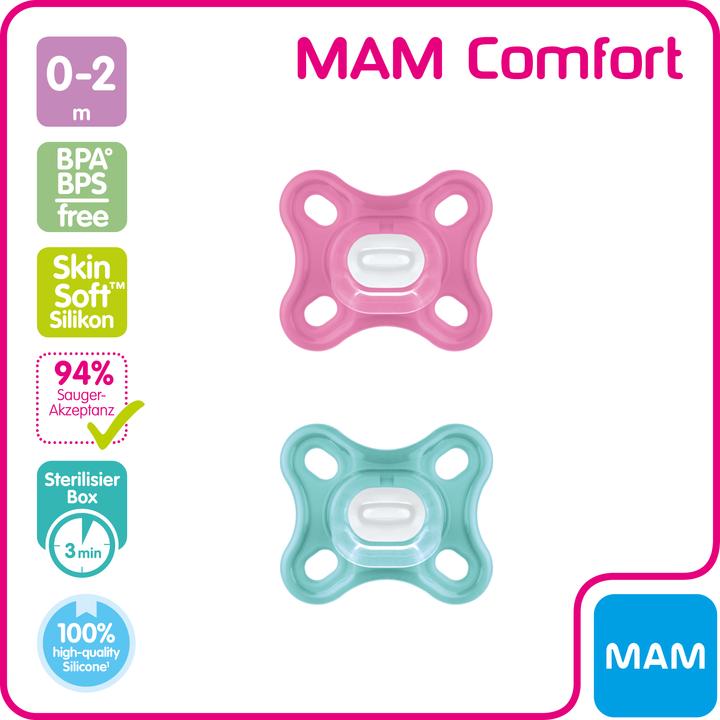 Produktbild MAM Comfort assortiert (2 x, bis 3 Monate)