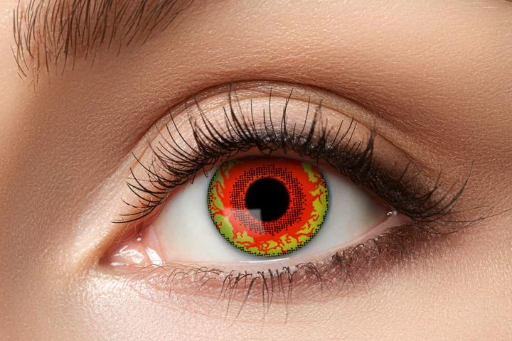 Image du produit Eyecatcher Lentilles de contact colorées RED Monster (Rouge, Orange)