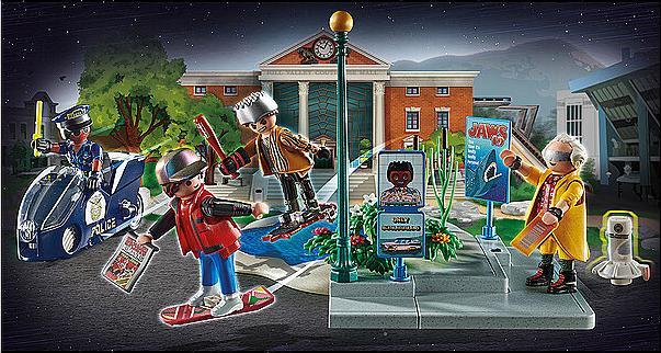 Actual product image Playmobil Back to the Future Part II Pursuit with Hoverboard (70634, Playmobil Back to the Future)