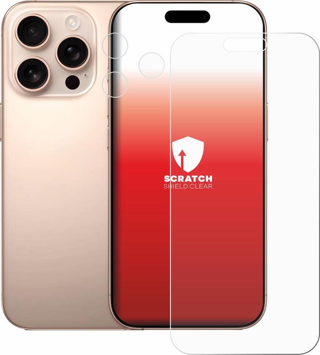 Actual product image upscreen Scratch Shield Protector (1 Piece, Apple iPhone 16 Pro Max)