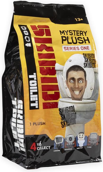 Productafbeelding Skibidi Toilet Mystery Plush - verzamelbare pluche, gloednieuwe verzamelobjecten, officieel gelicentieerd product (37.30 cm)