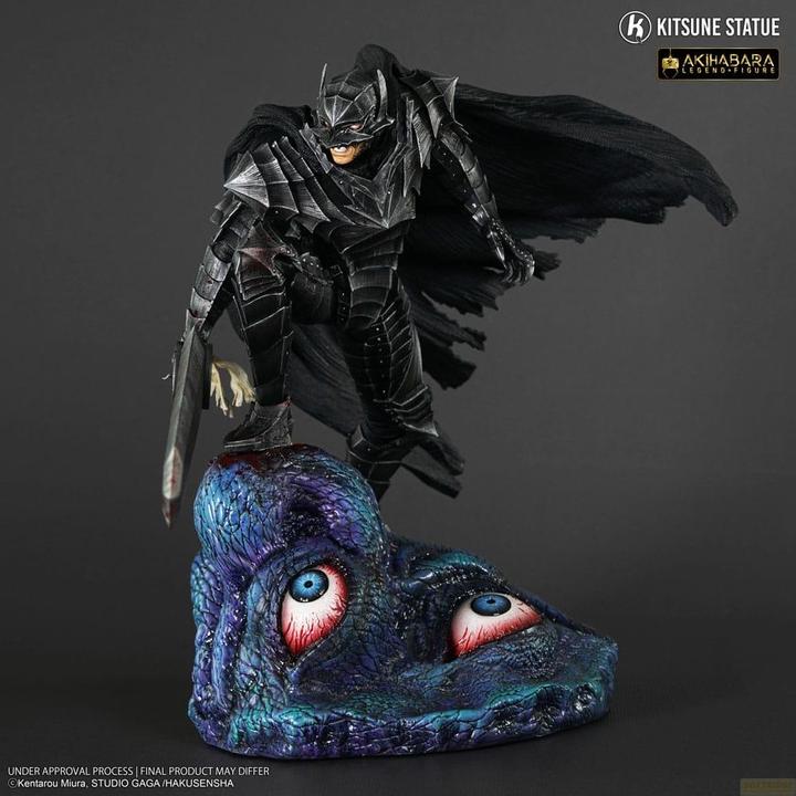 Actual product image Kitsune Statue Berserk Akihabara Legend Figure PVC Statue 1/8 Guts (Berserk Armour) 26 cm