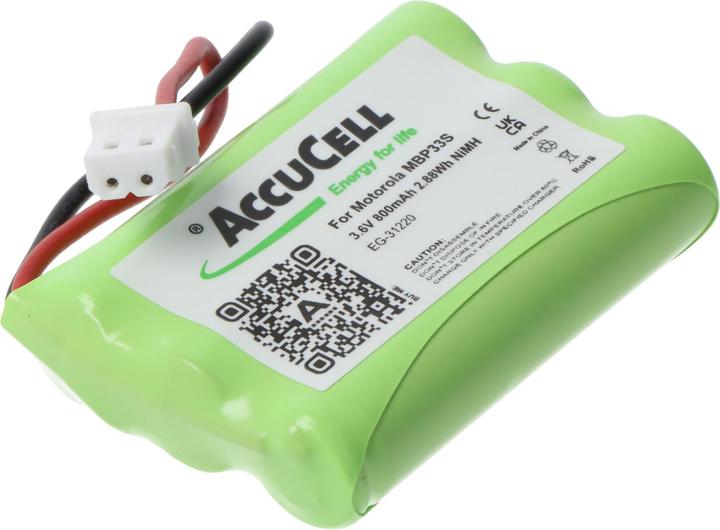 Produktbild AccuCell Akku Motorola MBP33S