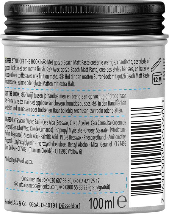 Produktbild Got2b Beach Matt (Haarpaste, 100 ml)