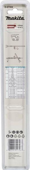 Actual product image Makita Round file 4,0mm 2 pieces (256 mm)