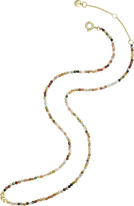 Actual product image Glanzstücke München Ladies Sterling Silver Agate Yellow Gold 40.0 cm Base Chain + 5.0 cm Extension - 26937 (Sterling Silver, 40 - 45 cm)