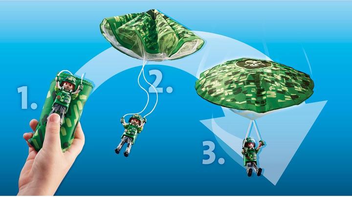 Actual product image Playmobil Police helicopter: parachute chase (70569, Playmobil City Life)