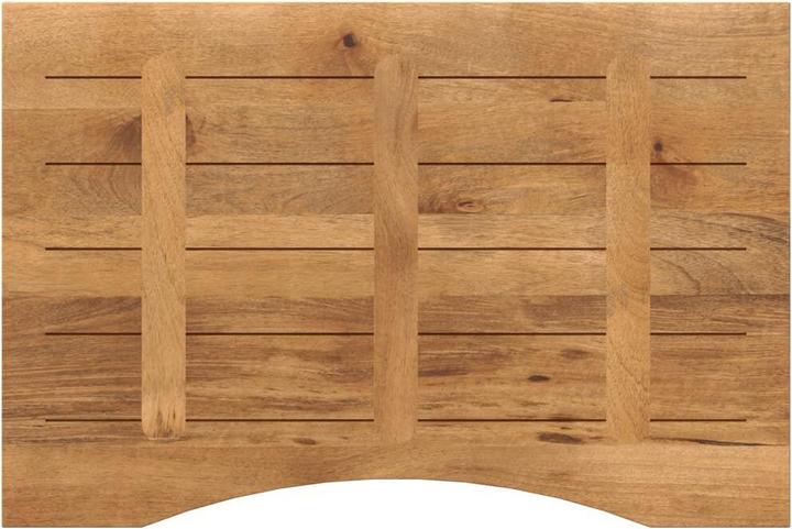 Produktbild VidaXL Schreibtischplatte Tischplatte Holzplatte mit Aussparung Massivholz Mango