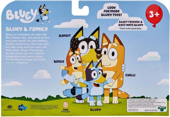 Produktbild Moose Bluey Familie