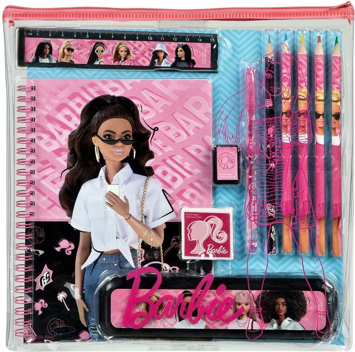 Undercover Set d'écriture Barbie 9 pièces