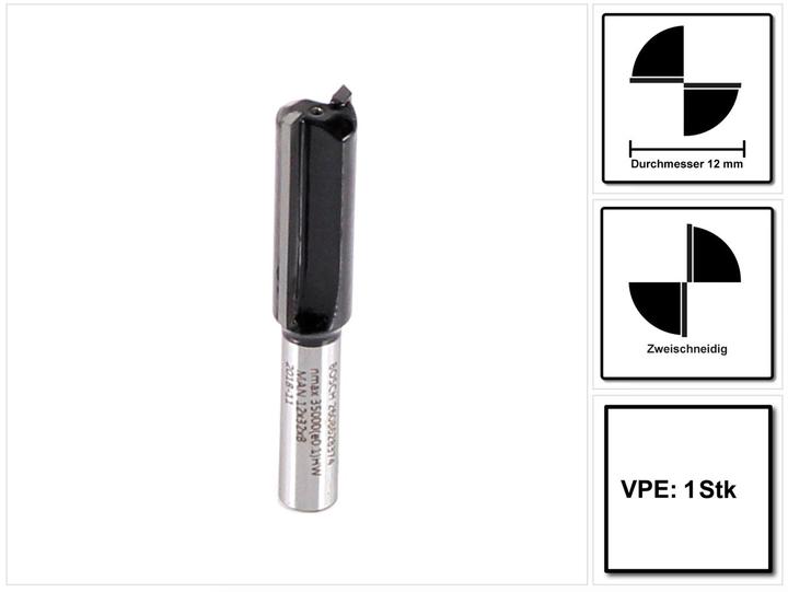 Produktbild Bosch Professional Zubehör Nutfräser, 8 mm, D1 12 mm, L 32 mm, G 62 mm