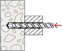 Actual product image Fischer Nail plug N 8 x 80/40 S 80 mm (100 pcs.)