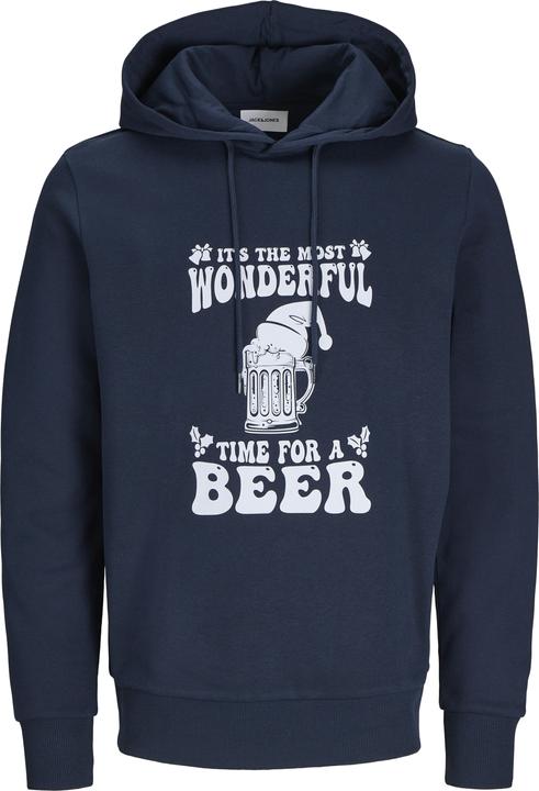 Jack & Jones Jjxmas One Color Funny Sweat Hood