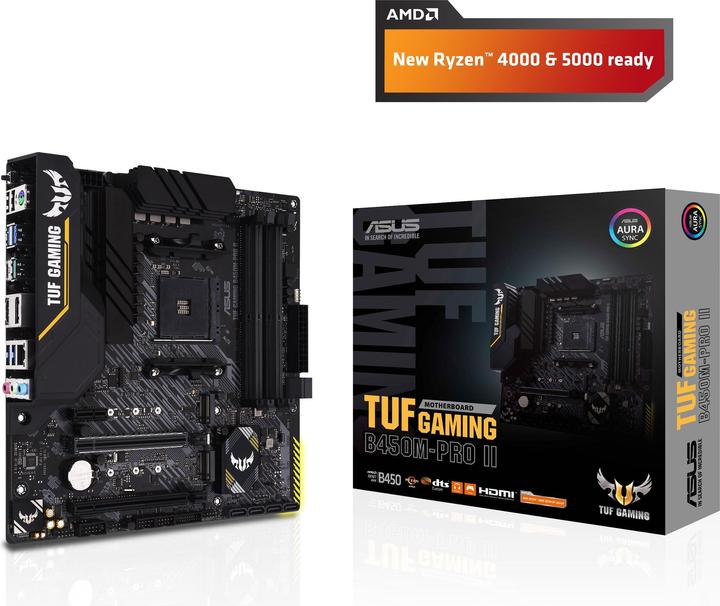 Image du produit ASUS TUF B450M-Pro II Gaming (AM4, AMD B450, mATX)