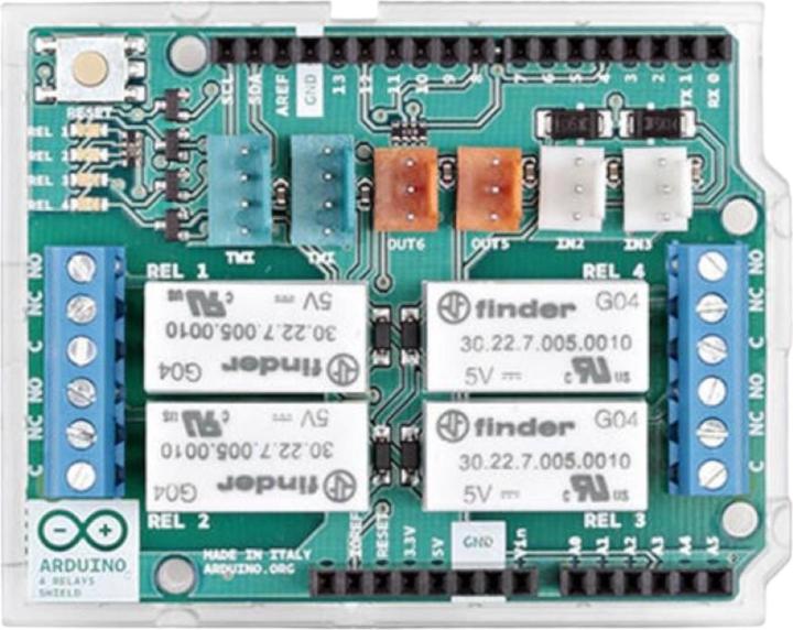 Actual product image Arduino 4 Relays Shield