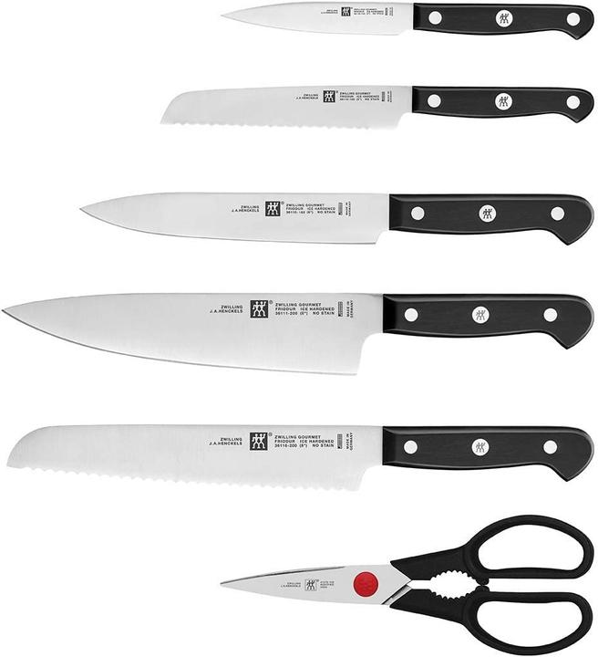 Image du produit Zwilling 1002455 Gourmet Bloc à couteaux auto-affûtés 7 pièces, gris