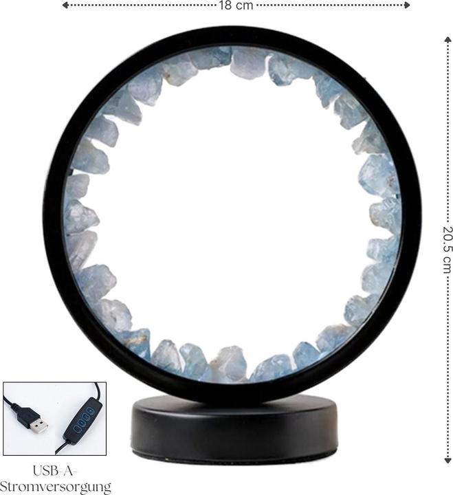 Image du produit Hermex Lampe de table décorative Lampe de chevet Lampe de nuit Lampe de chambre Lumière d'ambiance