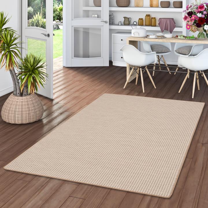 Produktbild Snapstyle In & Outdoor Teppich Flachgewebe Oslo Karo Modern (200x200 cm)
