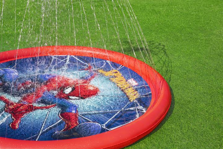 Immagine prodotto Bestway Tappeto gonfiabile per piscina con fontana Spider-Man 165 cm 98792