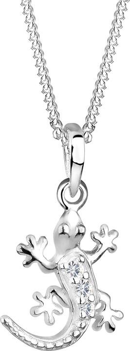Actual product image Elli Necklace Lizard Crystals Sterling 925 Silver (Glass crystal, 925 sterling silver, 45 cm)