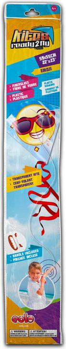 Actual product image Eolo Kites Ready 2 Fly - Kite Emoji