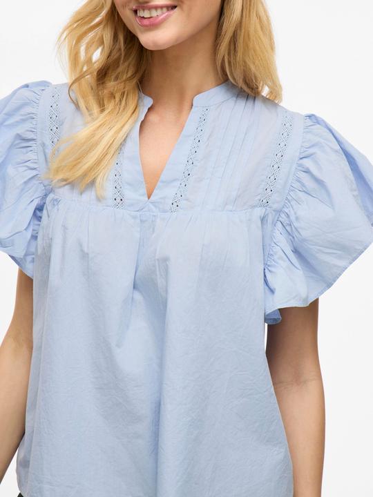 Actual product image Vila V-Ausschnitt Oberteil mit kurzen Ärmeln (36)