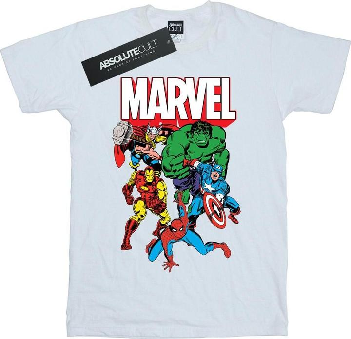 Actual product image Girls Hero Group Cotton T-Shirt (116)