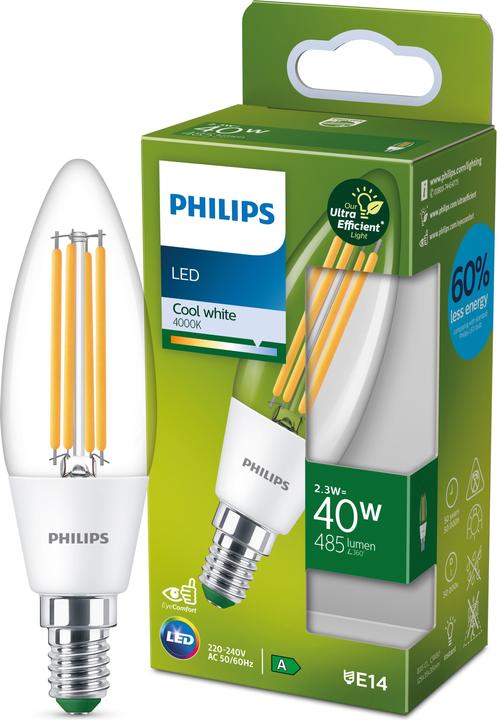 Produktbild Philips Led Cla (E14, 2.30 W, 485 lm, 1 x, A)