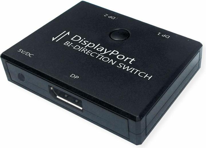 Actual product image Value 4K DisplayPort Switch, 2-way, bidirectional