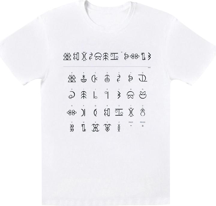 Disney Artemis Fowl Gnommish Alphabet TShirt Jungen