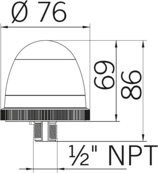 Produktbild Grothe Warnlicht