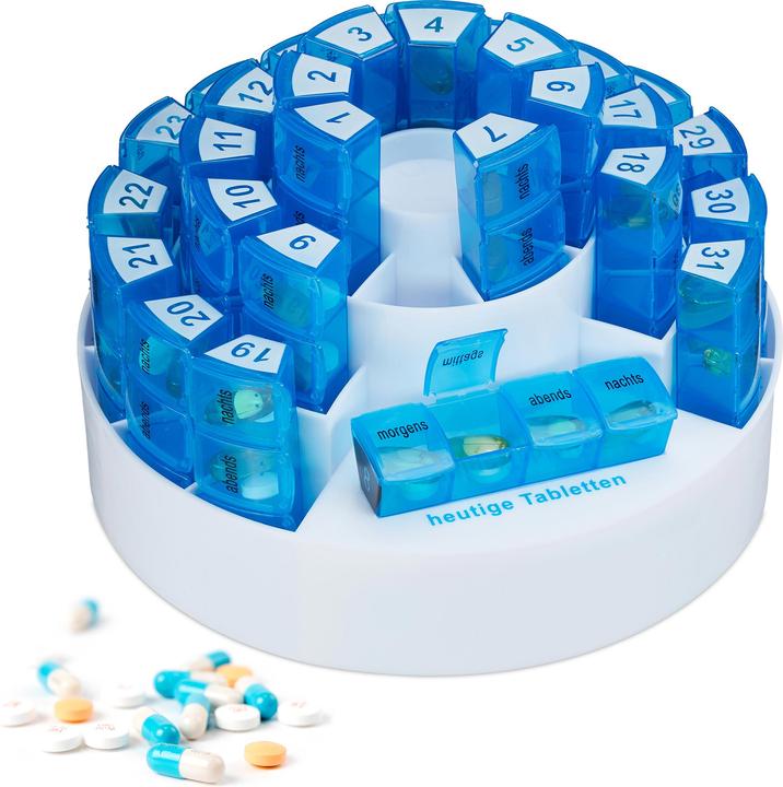 Relaxdays Tablettenbox