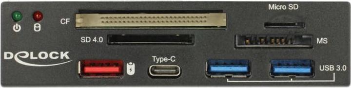 Delock USB 3.0 Card Reader 3.5" (4-Pin Molex, Internal USB 3.0 Motherboard)