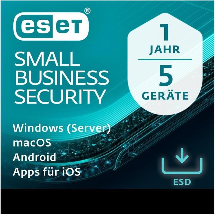 Produktbild ESET Small Business Security ESD, Voll., 5 User, 1 (5 Geräte, 12 Monate)