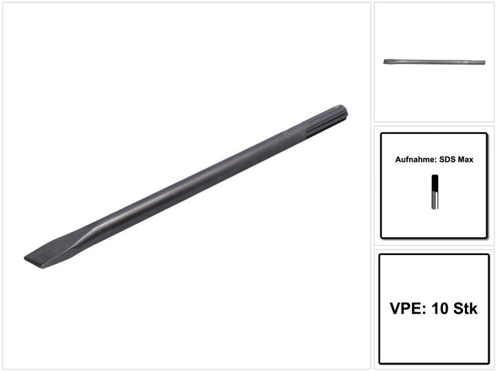Actual product image Makita 10 pieces flat chisel SDS-Max 25x400mm