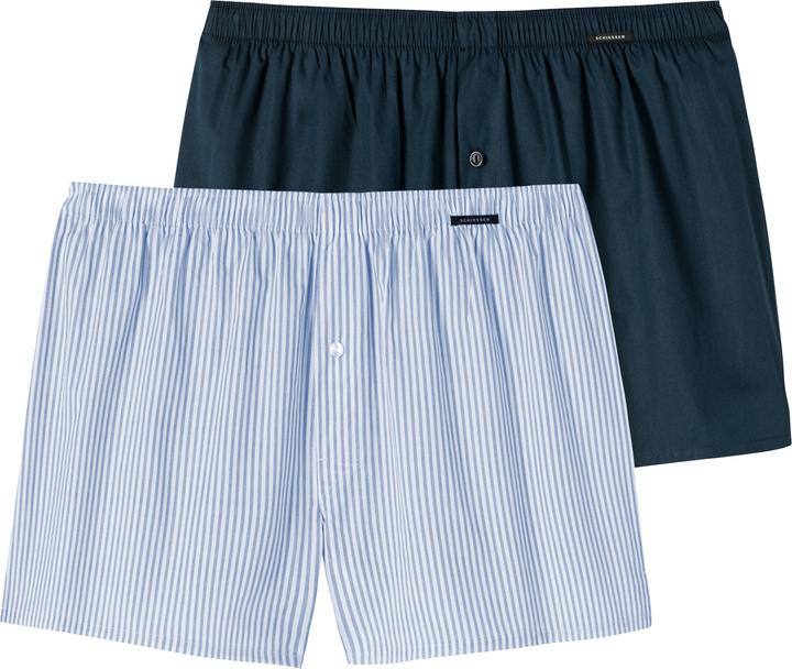 Schiesser 2er Pack Basic Boxershorts (XL, 2er Pack)